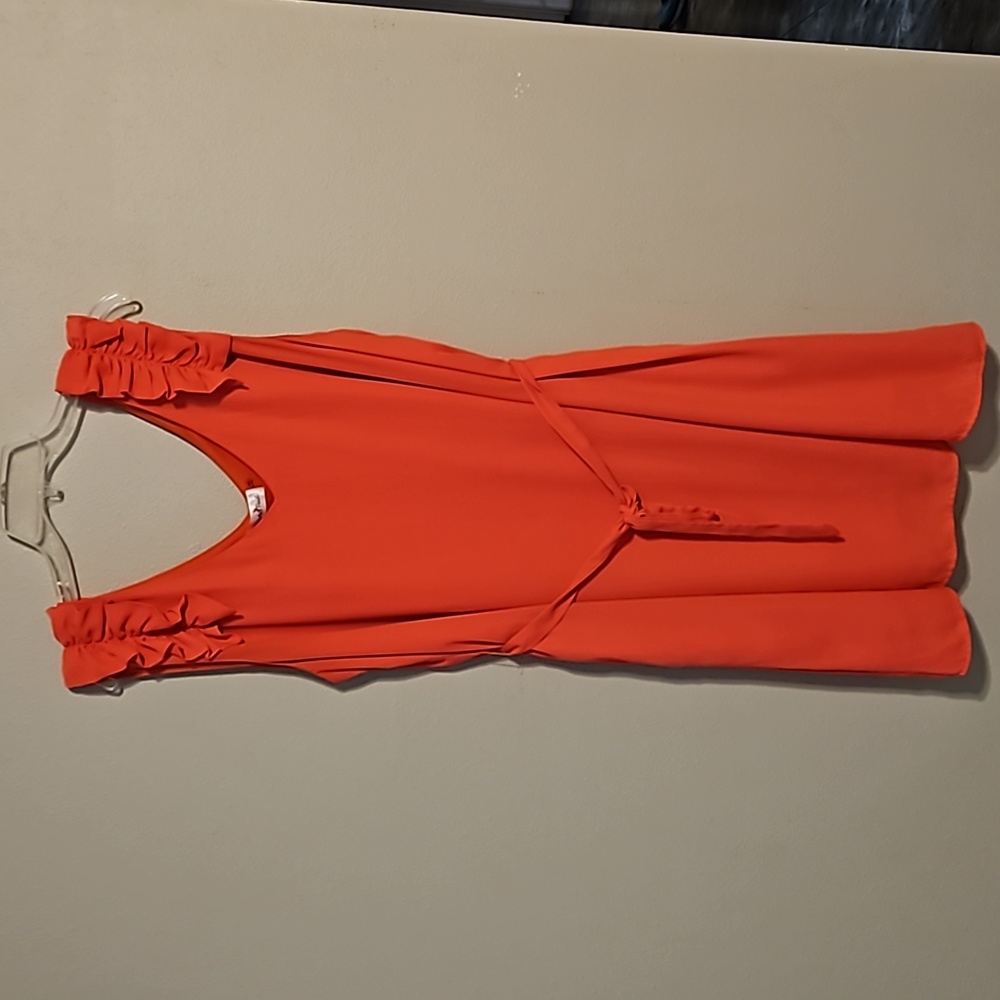 Perfectly Priscilla Dress, size 1xl, 100% polyester, color  Coral